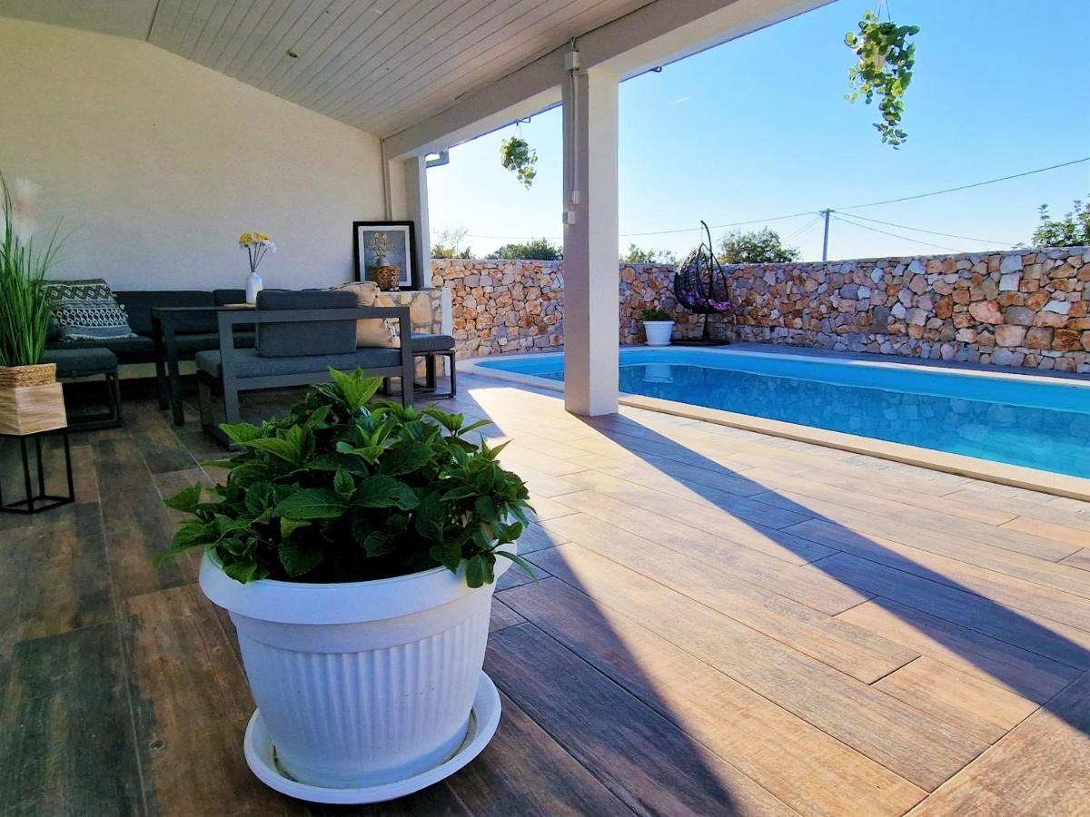 Anas Lagoon Holiday House With Pool At Azure Beach Drvenik Mali Extérieur photo