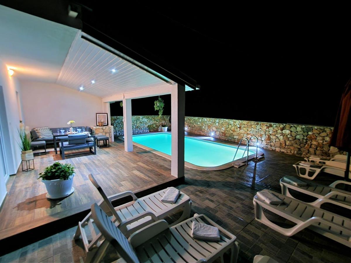 Anas Lagoon Holiday House With Pool At Azure Beach Drvenik Mali Extérieur photo