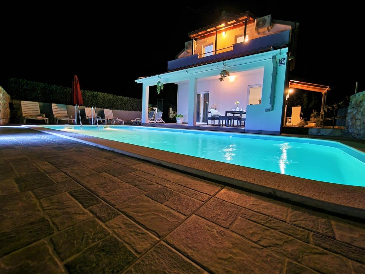 Anas Lagoon Holiday House With Pool At Azure Beach Drvenik Mali Extérieur photo